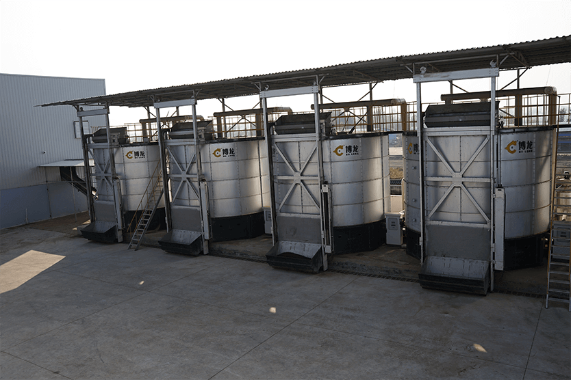 The coup of chicken manure treatment
